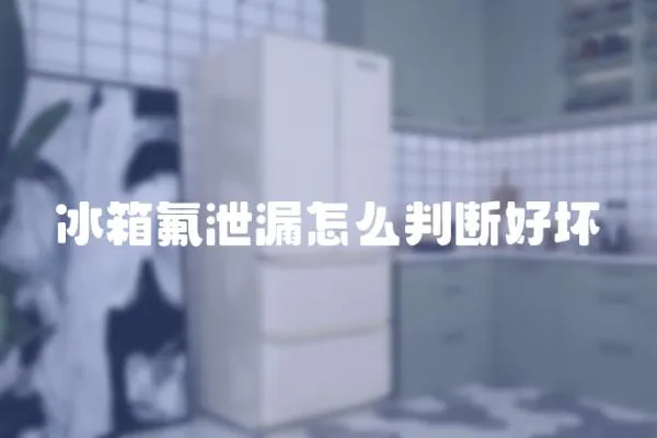 冰箱氟泄漏怎么判斷好壞
