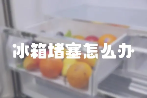 冰箱堵塞怎么辦