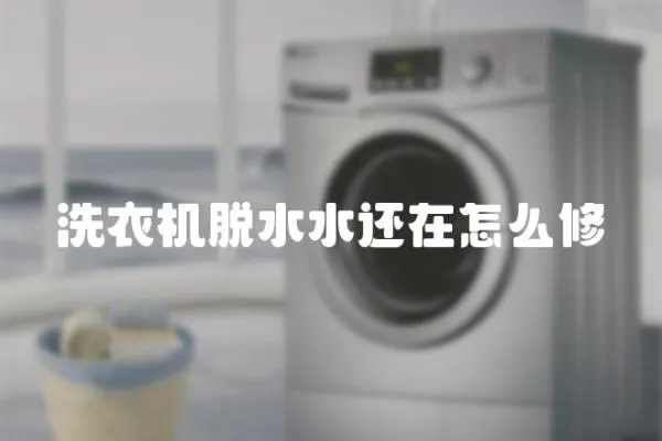 洗衣機脫水水還在怎么修
