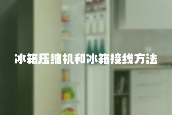 冰箱壓縮機(jī)和冰箱接線方法