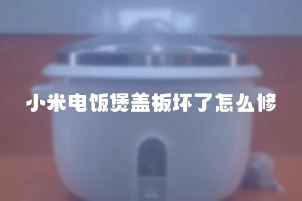 小米電飯煲蓋板壞了怎么修