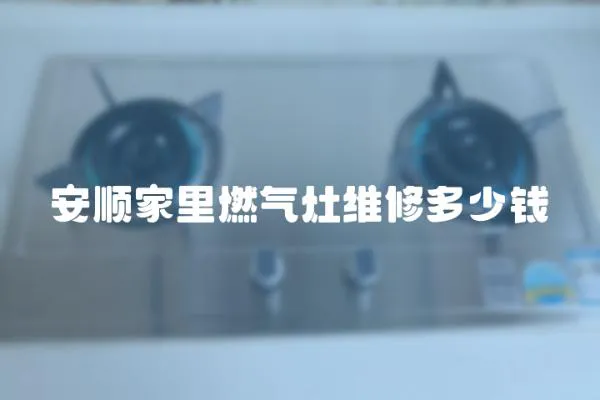 安順家里燃氣灶維修多少錢