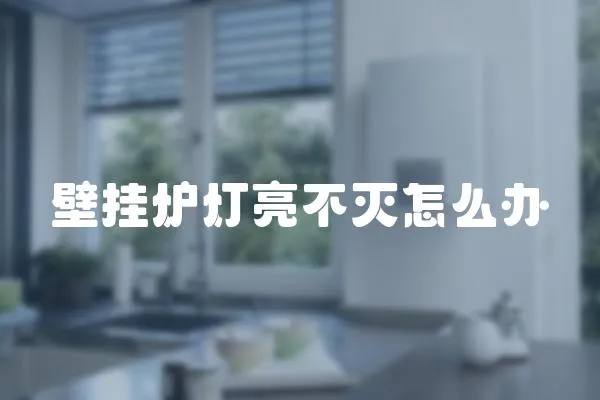 壁掛爐燈亮不滅怎么辦