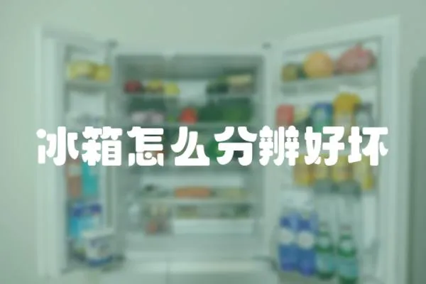 冰箱怎么分辨好壞