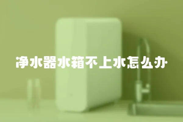 凈水器水箱不上水怎么辦