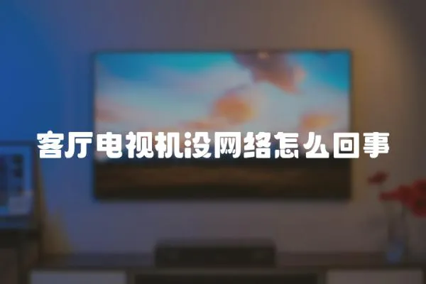 客廳電視機沒網絡怎么回事