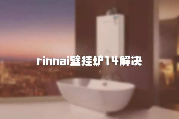 rinnai壁掛爐14解決