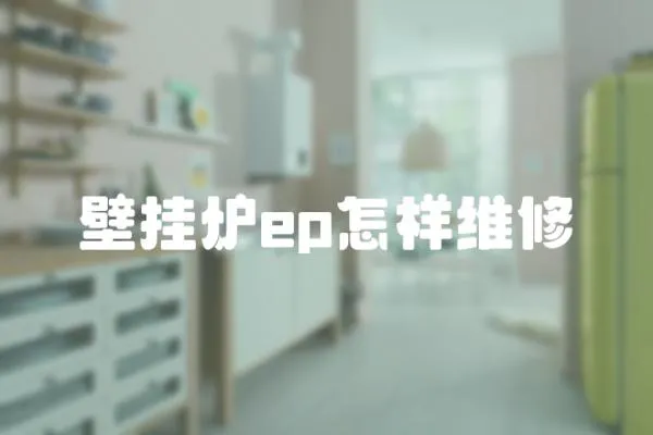 壁掛爐ep怎樣維修