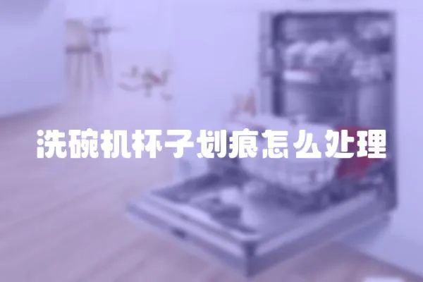 洗碗機杯子劃痕怎么處理