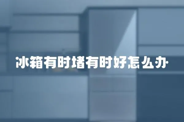 冰箱有時堵有時好怎么辦