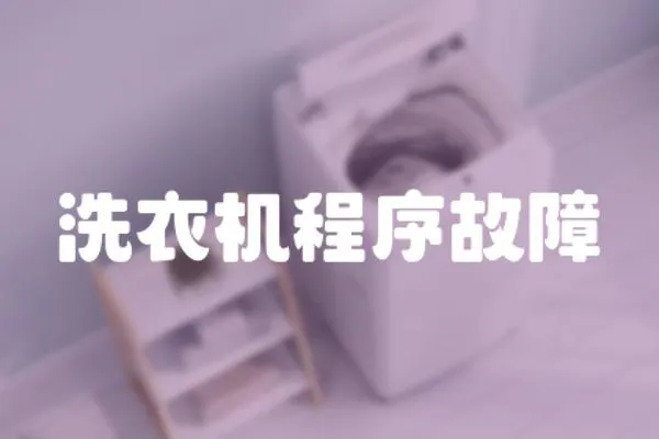 洗衣機(jī)程序故障