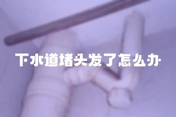 下水道堵頭發了怎么辦