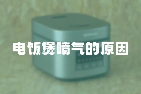 電飯煲噴氣的原因