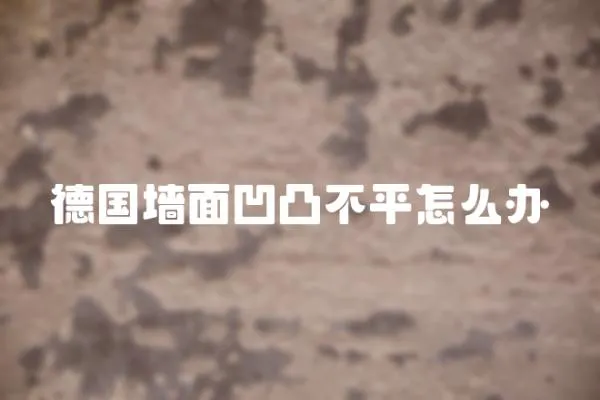 德國墻面凹凸不平怎么辦