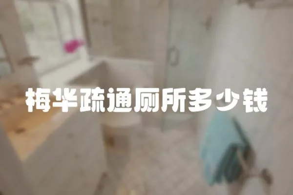 梅華疏通廁所多少錢