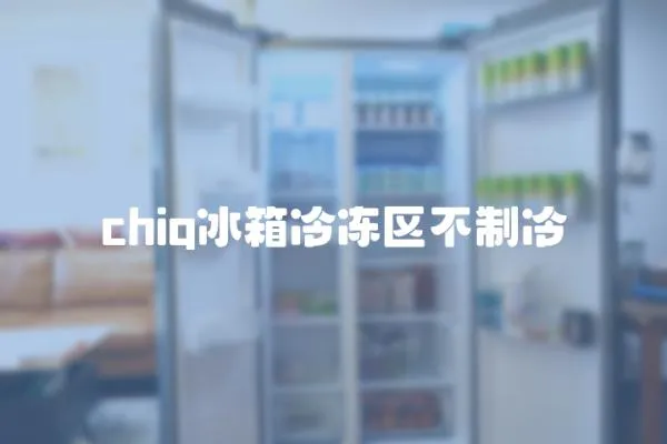 chiq冰箱冷凍區(qū)不制冷