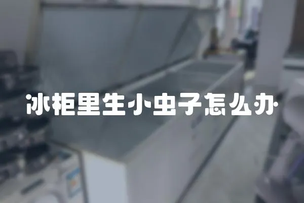 冰柜里生小蟲子怎么辦