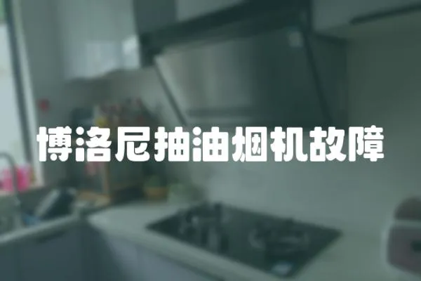 博洛尼抽油煙機故障