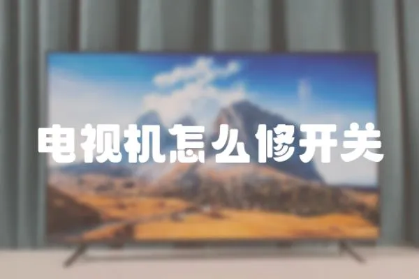 電視機(jī)怎么修開關(guān)