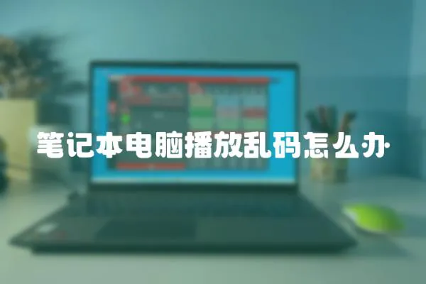 筆記本電腦播放亂碼怎么辦