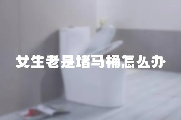 女生老是堵馬桶怎么辦