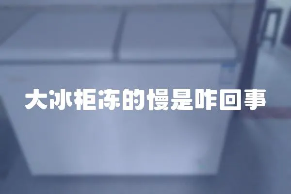 大冰柜凍的慢是咋回事