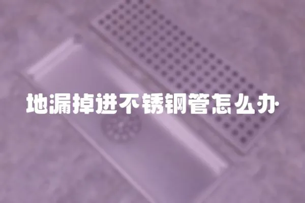 地漏掉進不銹鋼管怎么辦