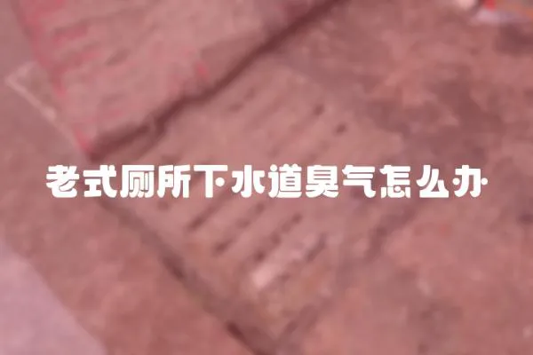 老式廁所下水道臭氣怎么辦