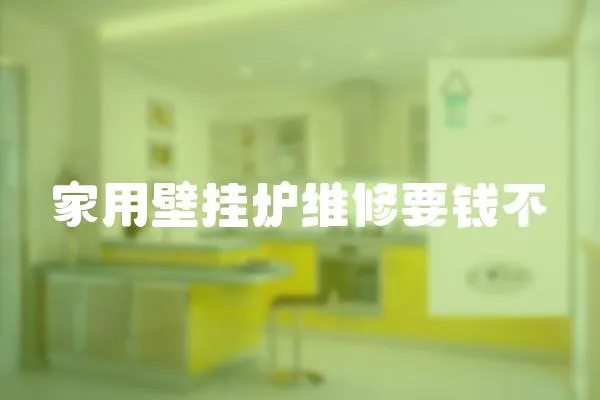 家用壁掛爐維修要錢不