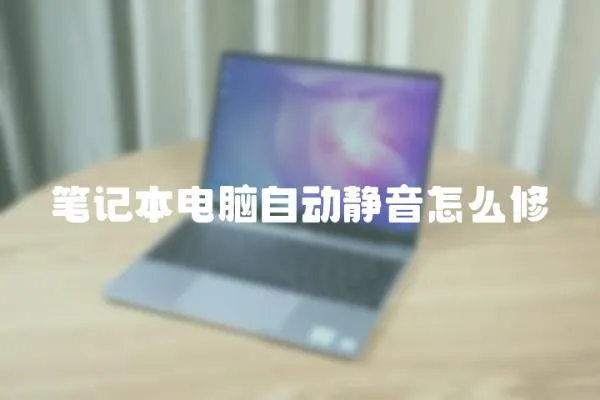 筆記本電腦自動靜音怎么修