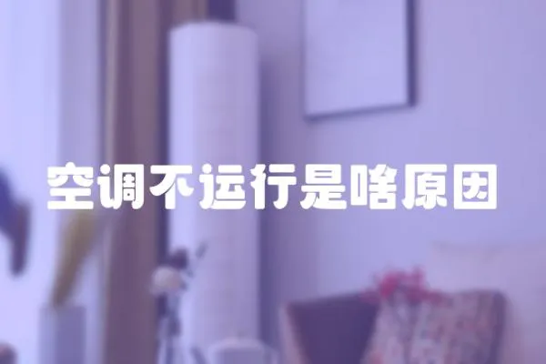 空調(diào)不運(yùn)行是啥原因
