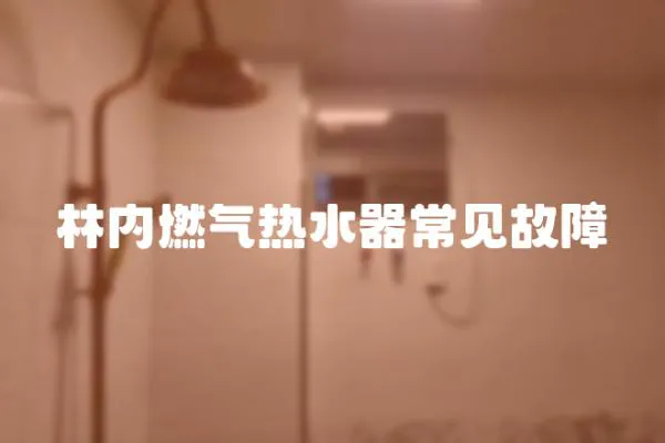 林內燃氣熱水器常見故障