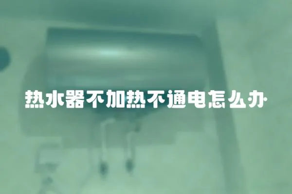 熱水器不加熱不通電怎么辦