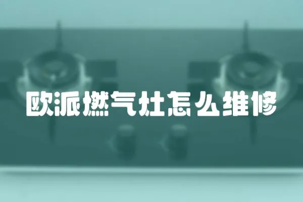 歐派燃?xì)庠钤趺淳S修