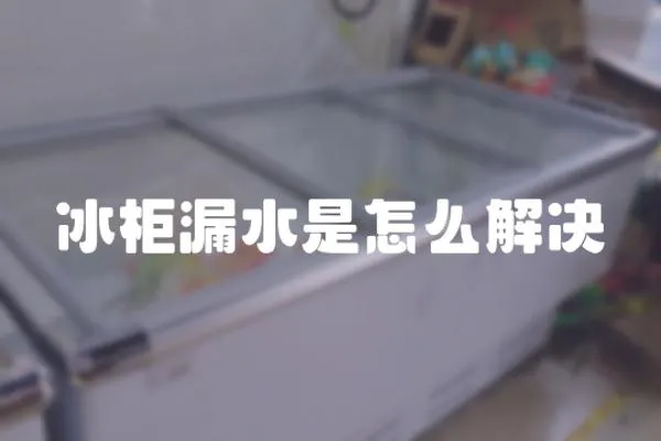 冰柜漏水是怎么解决