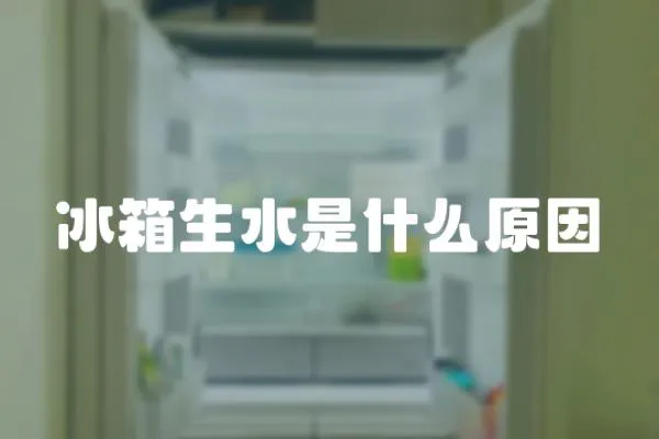 冰箱生水是什么原因