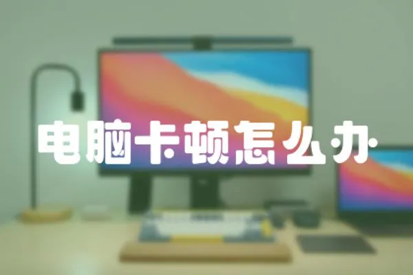 電腦卡頓怎么辦