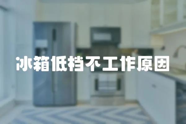 冰箱低檔不工作原因