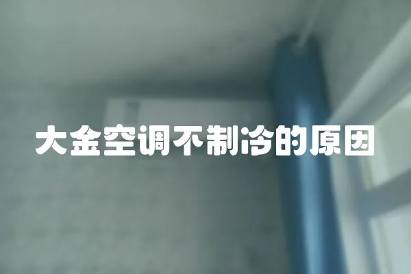 大金空調不制冷的原因