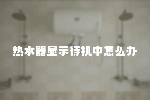 熱水器顯示待機中怎么辦