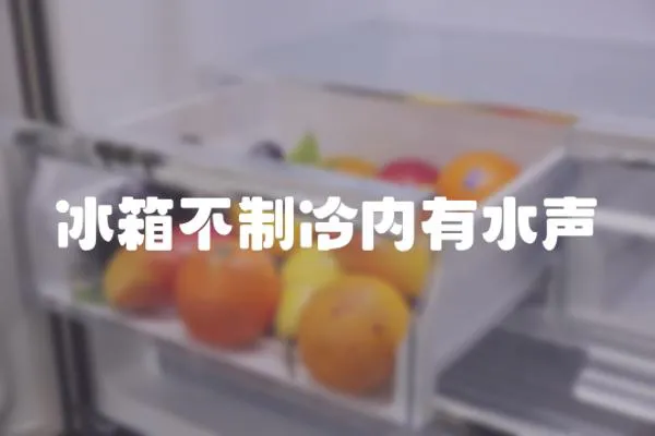 冰箱不制冷內有水聲