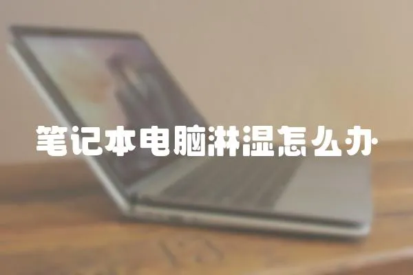 筆記本電腦淋濕怎么辦