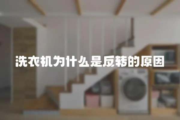 洗衣機為什么是反轉的原因