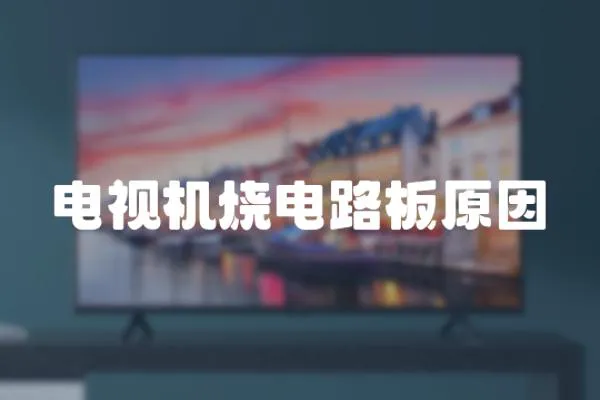 電視機燒電路板原因