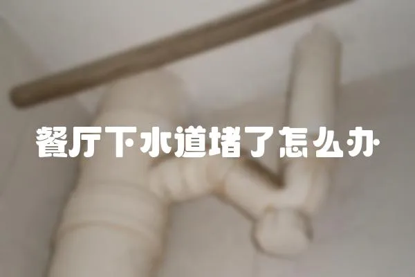 餐廳下水道堵了怎么辦