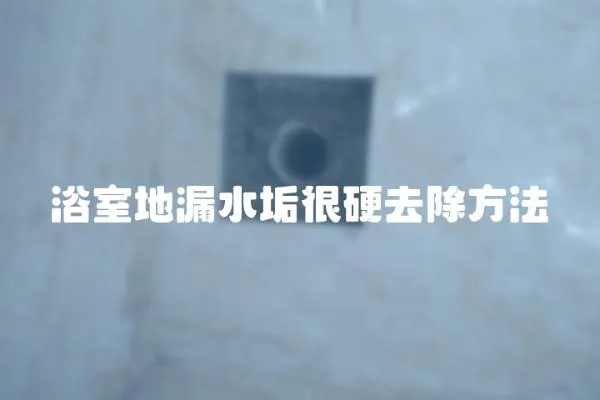 浴室地漏水垢很硬去除方法