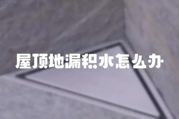 屋頂地漏積水怎么辦