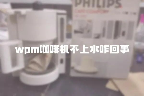 wpm咖啡機(jī)不上水咋回事