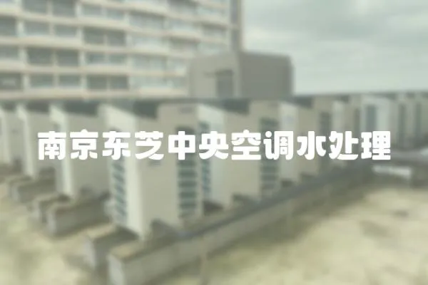 南京東芝中央空調(diào)水處理