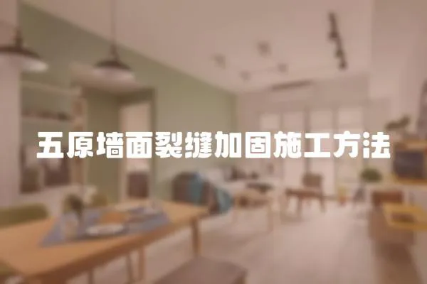 五原墻面裂縫加固施工方法